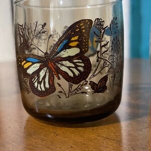 Anchor Hocking Butterfly Juice Glasses
